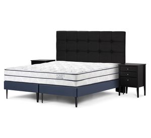 Cama europea King Autonomy + Set Issey grafito