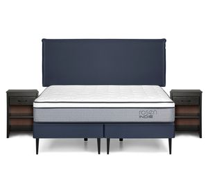 Cama europea King Indie + Set Maurice