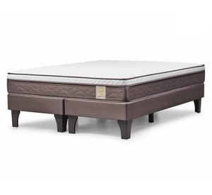 Cama Europea 2 plazas 150x200 cm base dividida New Style 4 blanco