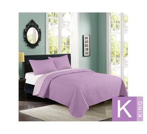 Quilt King bicolor morado