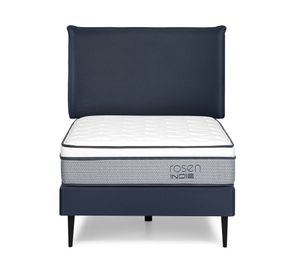 Cama europea 1.5 plazas Indie + respaldo Maurice