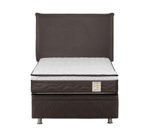 Boxet Nstyle 4 Plus 1 plaza + respaldo Maurice chocolate