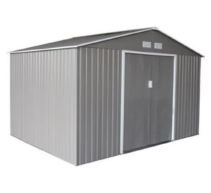 Bodega jardín gris 212x334x452 cm