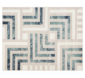 Alfombra 160x235 cm Jungle azul