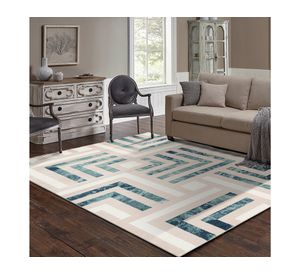 Alfombra 160x235 cm Jungle azul