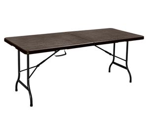 Mesa plegable 180 cm diseño madera