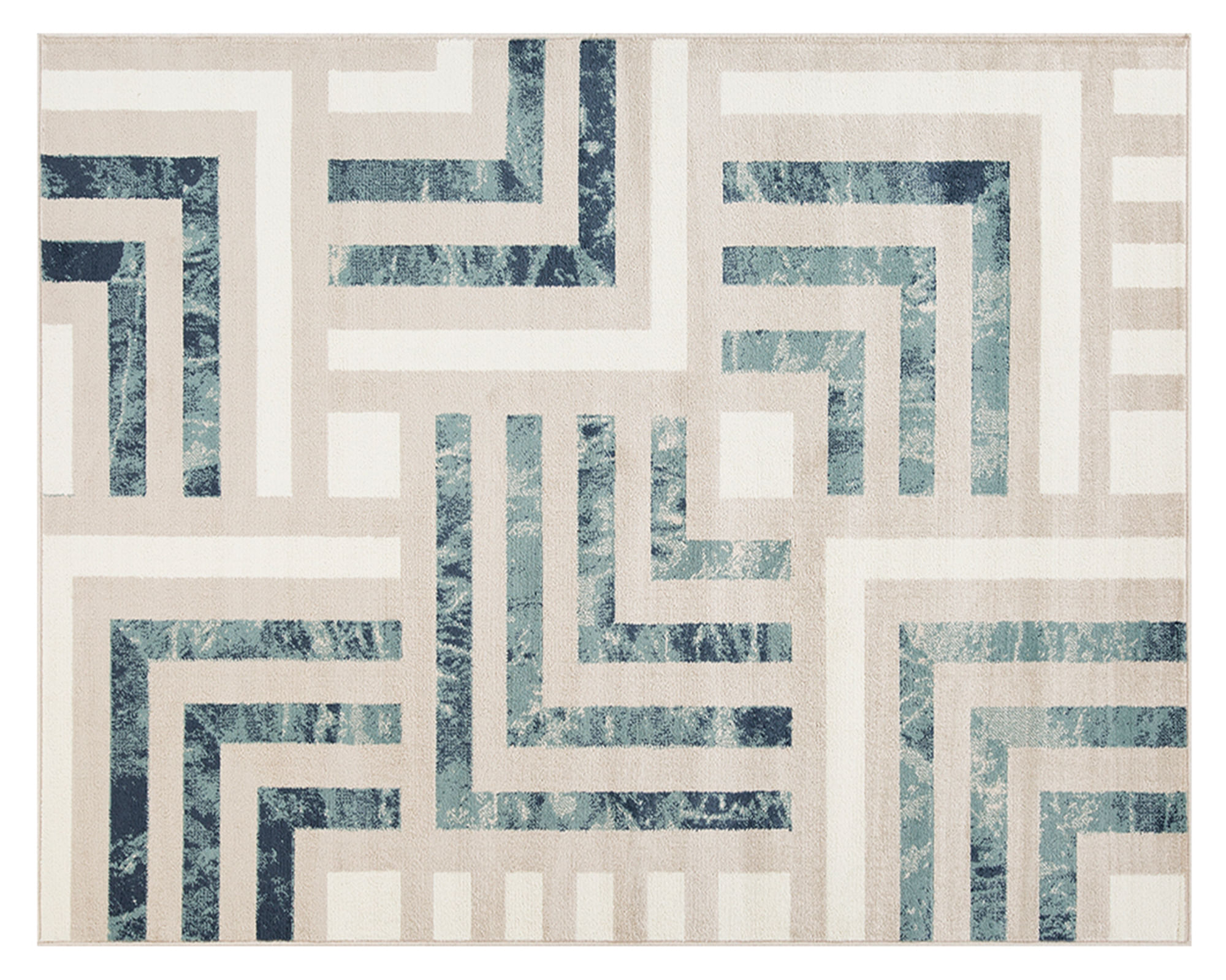 Idetex Alfombra 200x280 cm Jungle azul