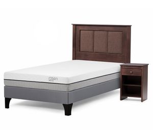 Cama Pratta 1.5 plazas + set Rachel