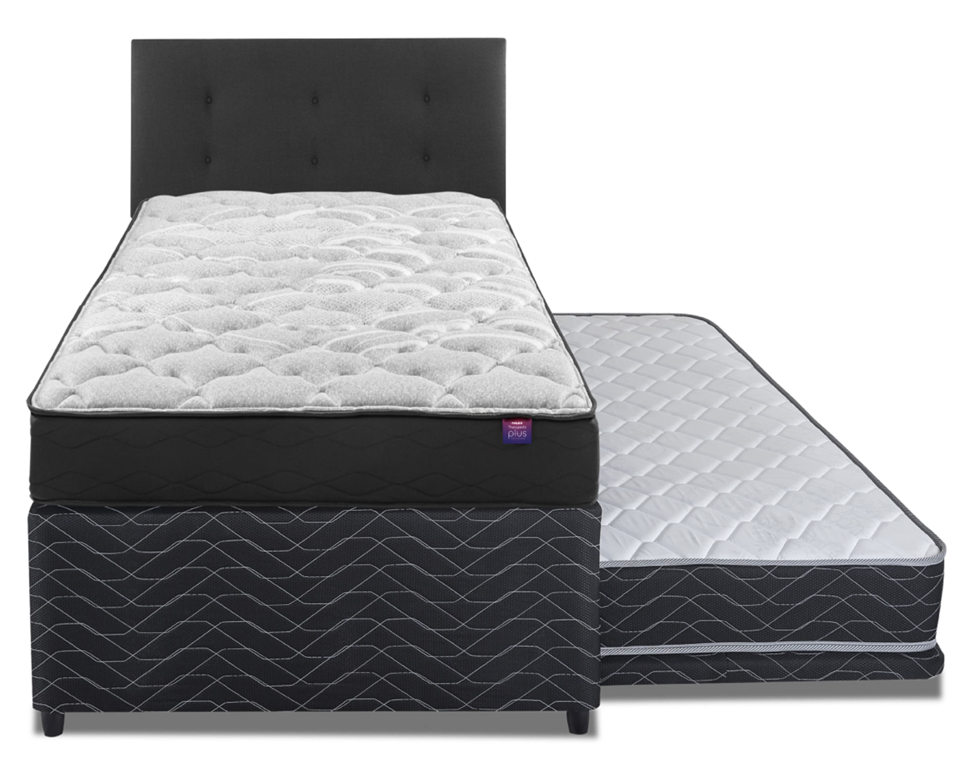 Flex Diván 1.5 plazas Therapedic Plus + respaldo