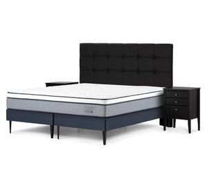 Cama europea King Indie + set Issey grafito