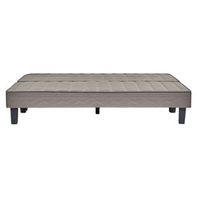 Base cama europea dividida 2 plazas café claro