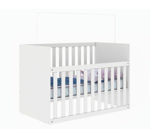 Cuna baranda ajustable Gabi blanco