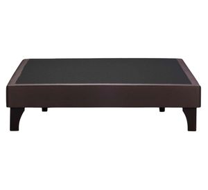 Base cama europea 2 plazas café