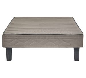 Base cama europea 1.5 plazas café claro