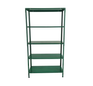 Estante metálico 5 niveles verde 172x90x300 cm