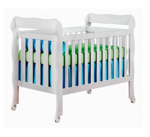 Cuna 3 funciones Lila blanco