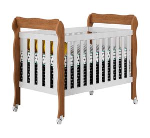 Cuna 3 funciones Lila blanco/café