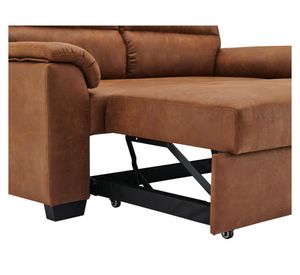 Sofá cama PU caramel