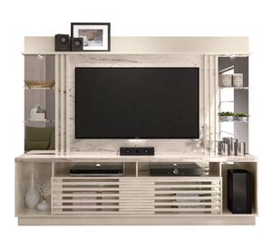 Centro de entretenimiento Gold Calacata 55" blanco