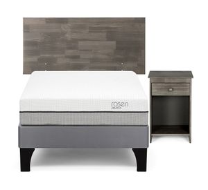 Cama 1.5 plazas Pratta + set Tabor GRF