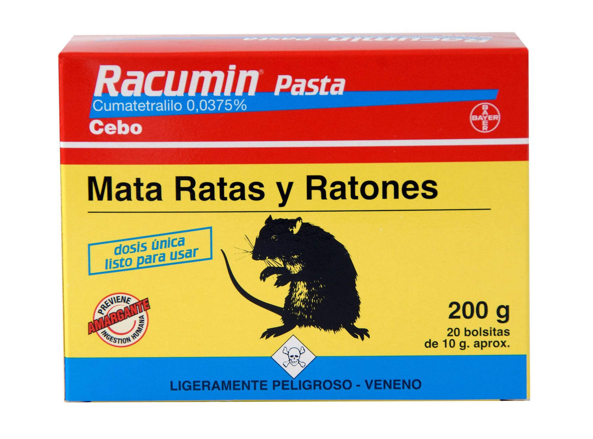 Raticida Pasta Cebo 200g Racumin Bayer