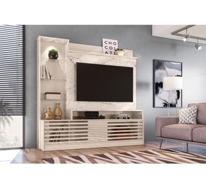 Centro de entretenimiento Prime Calacata 55" blanco