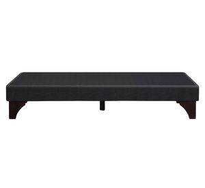 Base cama europea 1.5 plazas negro