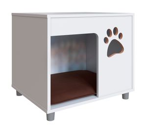 Velador para perro blanco 53x54x45 cm