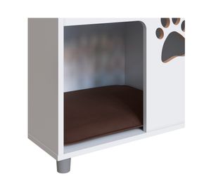 Velador para perro blanco 53x54x45 cm