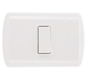 Interruptor simple embutido 9/12 modus blanco Bticino