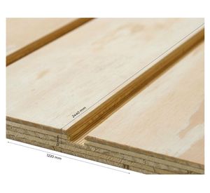 Terciado ranurado clásico 12x1220x2440 mm