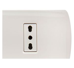 Toma corriente simple 10/16 a modus blanco Bticino