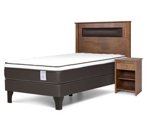 Cama 1.5 plazas New Style 4 Plus + set Ferrara