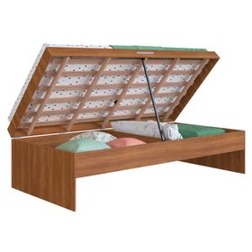 Cama baúl Israel nogal