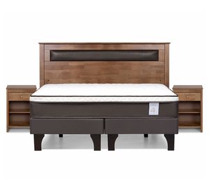 Cama europea king New style 4 Plus base dividida + set Ferrara