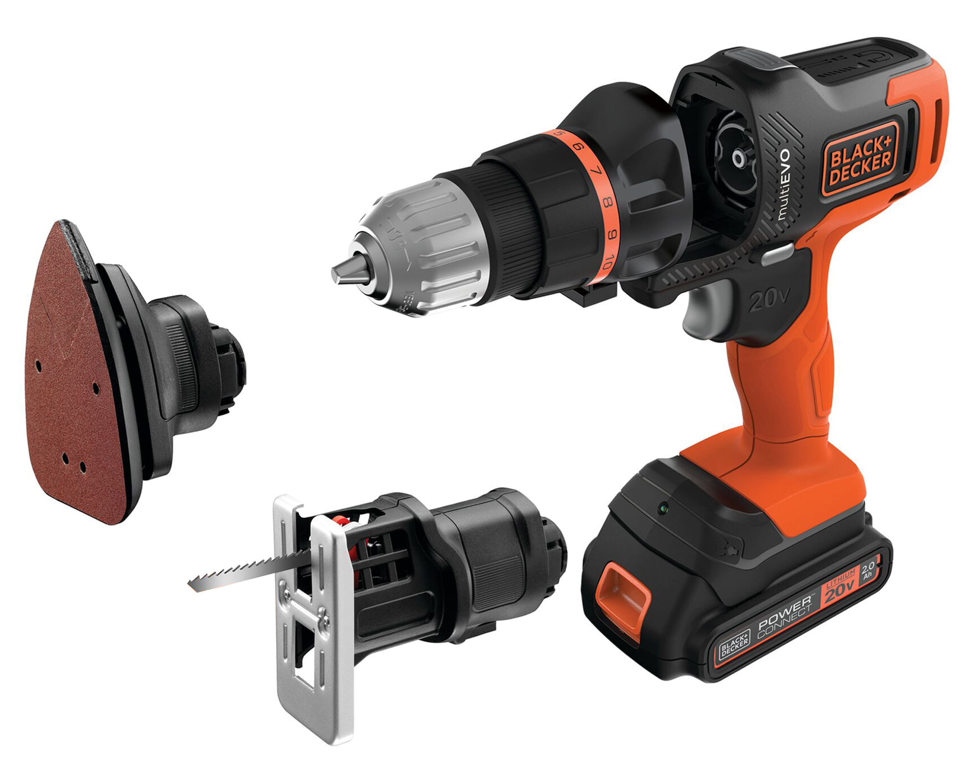 Taladro inalámbrico MTX20K3B-B2C 20V + 3 cabezales + batería Ion de litio + cargador Bivolt a $99.990