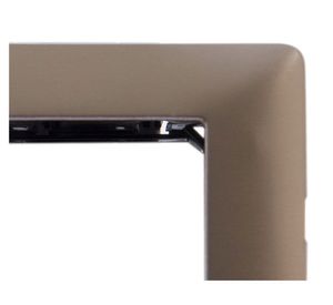 Placa para 3 módulos + soporte mátix Bticino