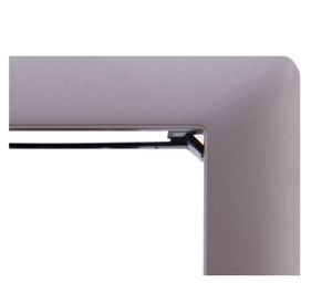 Placa 3 módulo titanio claro matix Bticino