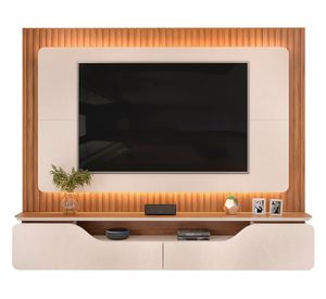 Home panel TV 70'' Treviso Off white/Freijo