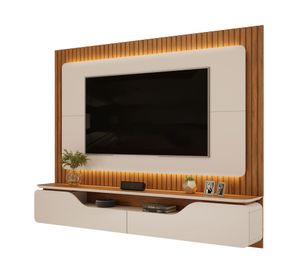 Home panel TV 70'' Treviso Off white/Freijo