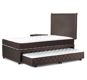 Diván Ergo T 1.5 plazas + set Maurice chocolate