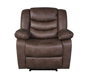 Sillón reclinable eléctrico Konor café