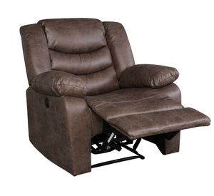 Sillón reclinable eléctrico Konor café