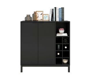 Bar negro 88.5x86x36 cm