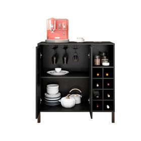 Bar negro 88.5x86x36 cm