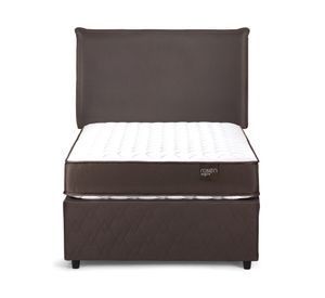 Diván Ergo T 1.5 plazas + respaldo Maurice chocolate