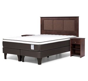 Cama europea 2 plazas base dividida New Style 4 Plus + set Rachel