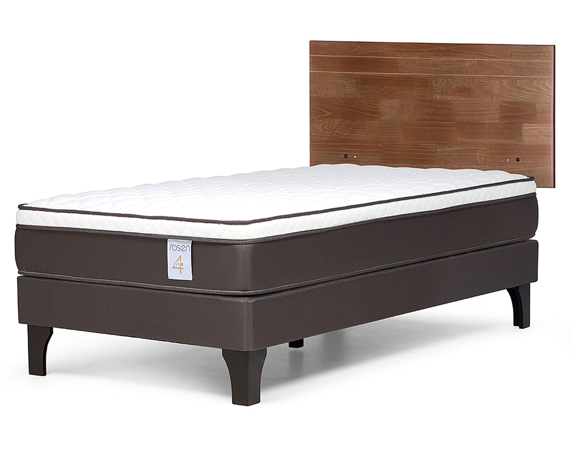 Cama Europea New Style 4 Plus 1.5 Plazas Rosen