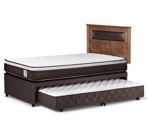 Diván New Style 4 Plus 1.5 Plazas Base Normal + Set Ferrara