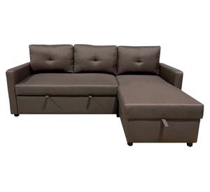 Sofá seccional Hardin chocolate